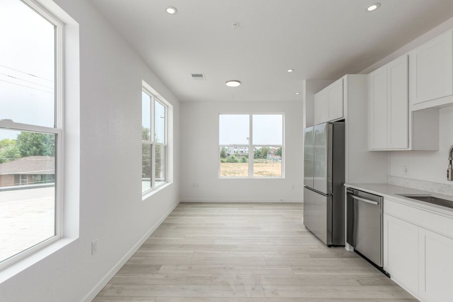Spacious, unfurnished interior of a new home in The Scene at Sloan's Lake, Denver (Image 8). Spacious, unfurnished interior of a new home in The Scene at Sloan's Lake, Denver (Image 8).