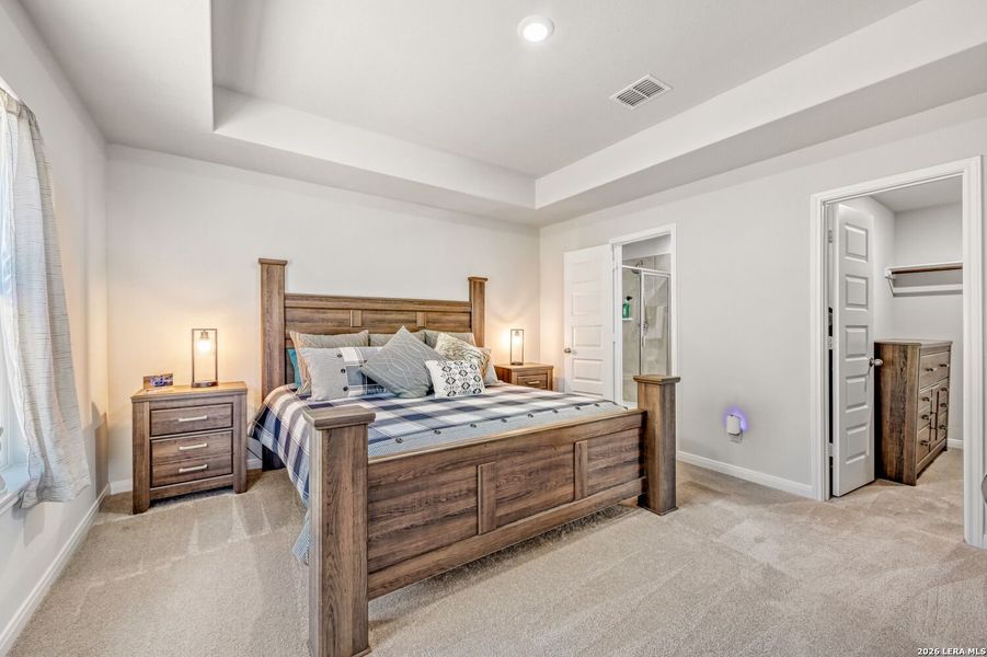 Furnished interior view inside a new home in Timber Creek, San Antonio (Image 24).