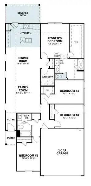 2D floor plan layout of this home in Marble Creek Crossing, Austin, TX (Image 4). 2D floor plan layout of this home in Marble Creek Crossing, Austin, TX (Image 4).