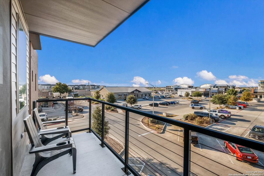 Exterior details and patio area of a home in The Mercer, New Braunfels (Image 1). Exterior details and patio area of a home in The Mercer, New Braunfels (Image 1).