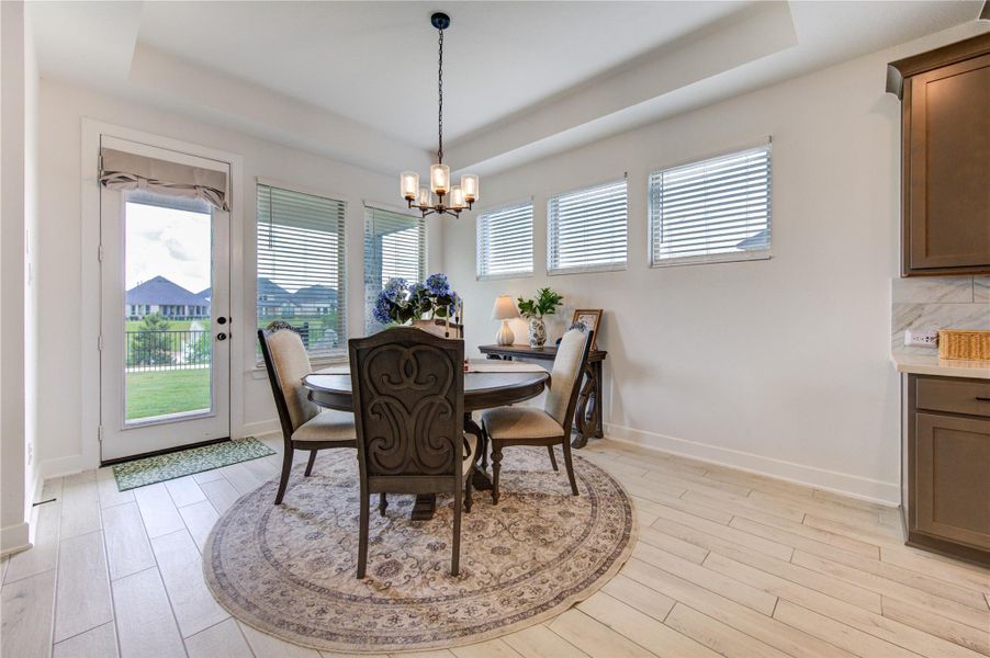 Furnished interior view inside a new home in Cross Creek West, Fulshear (Image 12).