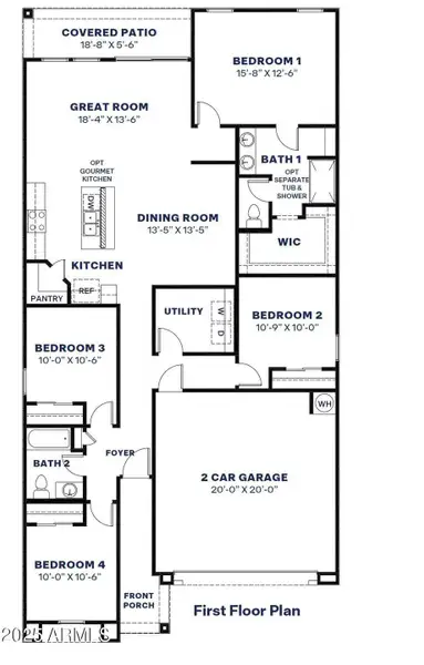 Del Rio Ranch, Easton 1,697 SF 4Bedroom
