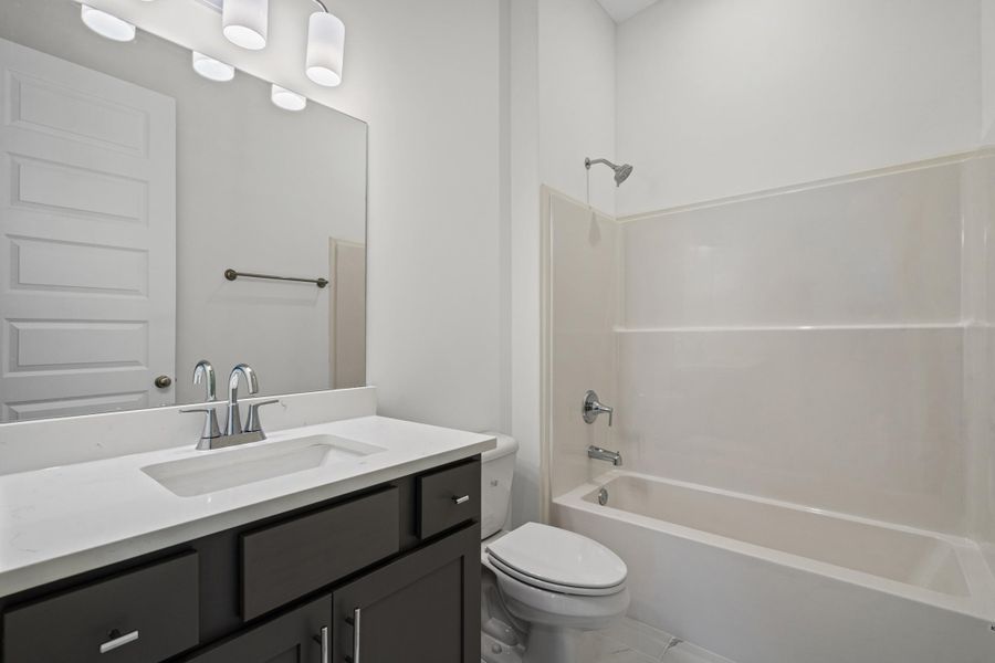 Furnished interior view inside a new home in Myers Park, Arlington (Image 11). Furnished interior view inside a new home in Myers Park, Arlington (Image 11).