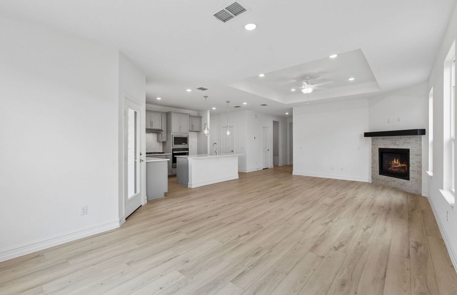 Spacious, unfurnished interior of a new home in Rosemary Fields, Godley (Image 14).