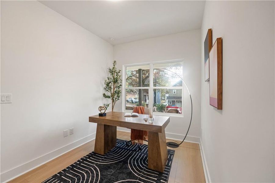 Furnished interior view inside a new home in , Atlanta (Image 8).