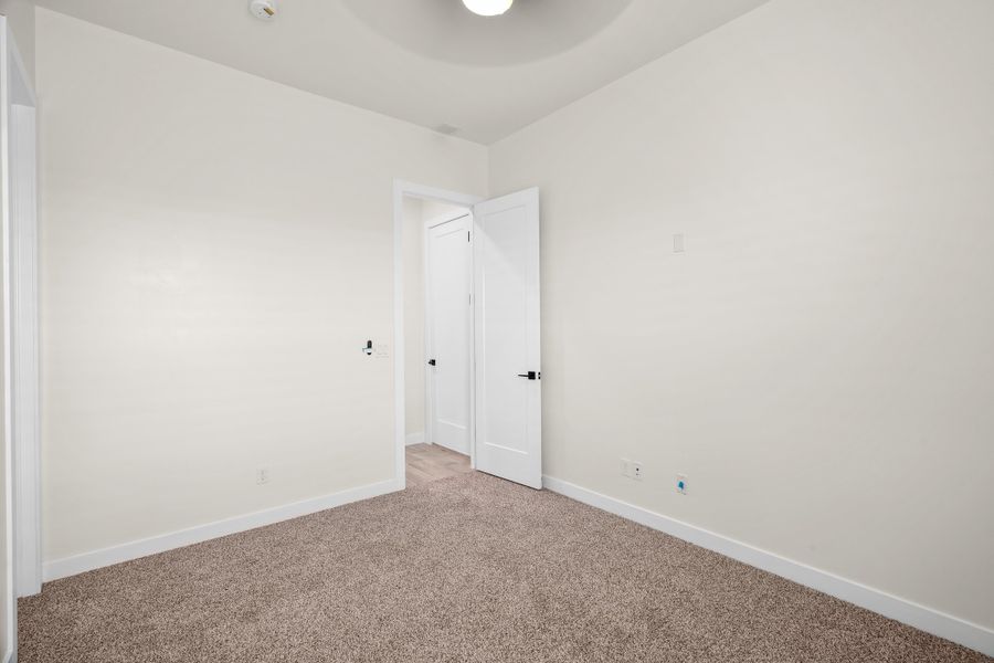 Representative unfurnished interior of a home built from the Scottsdale by LEH. Homes in Verdancia, El Paso (Image 85).