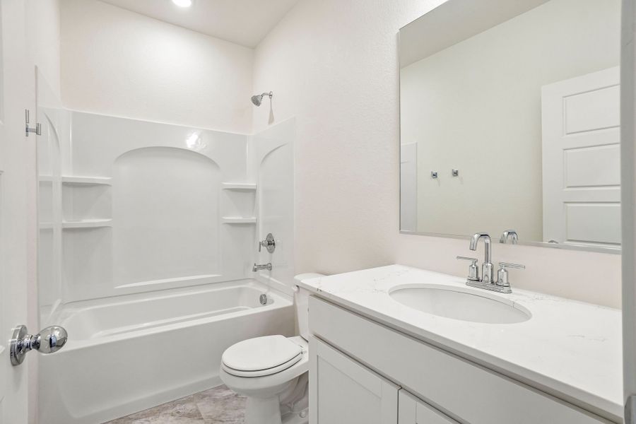 Furnished interior view inside a new home in Union Colony West, Greeley (Image 20).