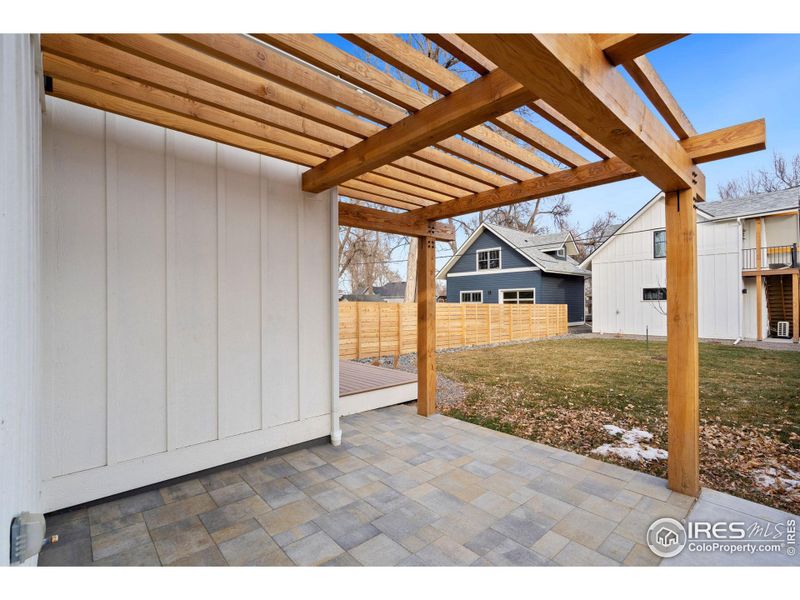 Patio and Pergola