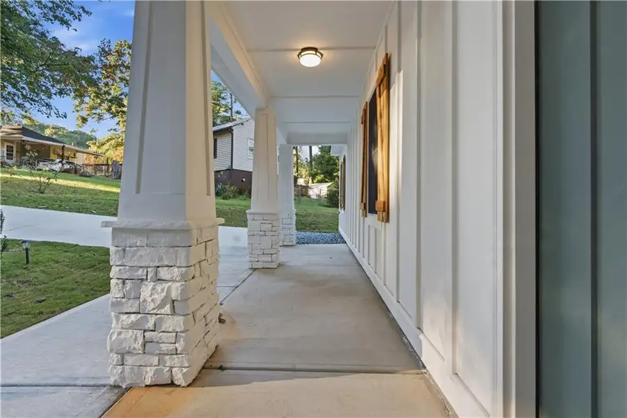 Exterior details and patio area of a home in , Marietta (Image 3).