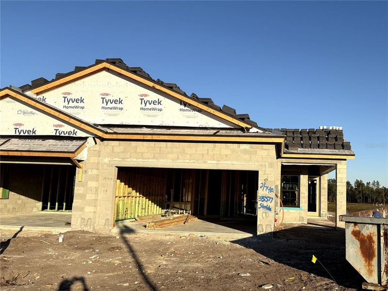 In-progress construction of a new home in Two Rivers, Zephyrhills, FL (Image 2). In-progress construction of a new home in Two Rivers, Zephyrhills, FL (Image 2).