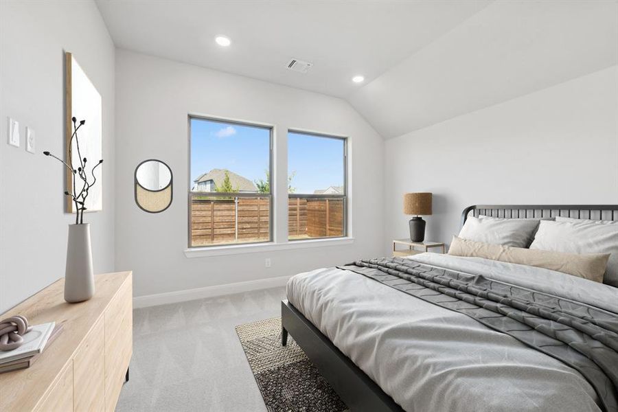 Furnished interior view inside a new home in Solterra - Garden Series, Mesquite (Image 5).