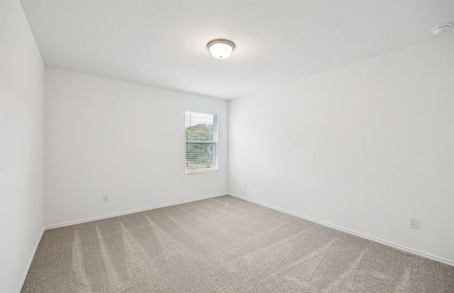 Secondary bedroom designed for comfort and convenience Secondary bedroom designed for comfort and convenience