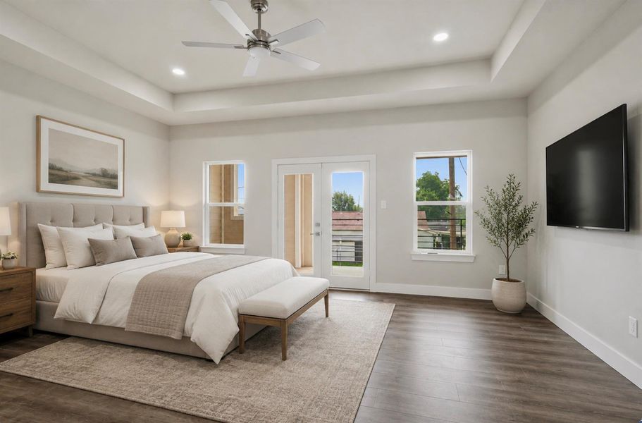 Furnished interior view inside a new home in , Houston (Image 6). Furnished interior view inside a new home in , Houston (Image 6).