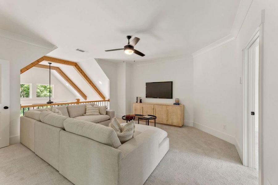 Furnished interior view inside a new home in Arden on Lanier, Cumming (Image 32).