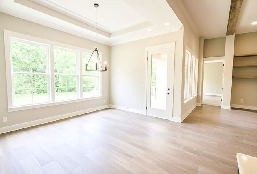 Spacious, unfurnished interior of a new home in Creekside, Cleveland (Image 44). Spacious, unfurnished interior of a new home in Creekside, Cleveland (Image 44).