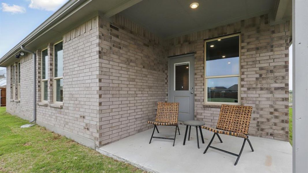 Patio - All Home and community information, including pricing, included features, terms, availability and amenities, are subject to change at any time without notice or obligation. All Drawings, pictures, photographs, video, square footages, floor plans, elevations, features, colors and sizes are approximate for illustration purposes only and will vary from the homes as built.