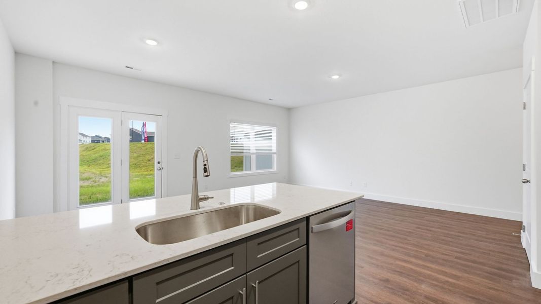 Furnished interior view inside a new home in Fieldcrest Acres Townhomes, Blountville (Image 7).