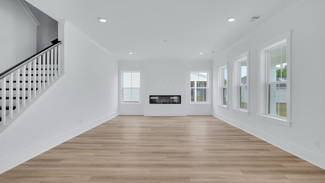 Representative furnished interior of a home built from the Preakness II by DRB Homes in Ballam Oaks, Mount Pleasant (Image 21). Representative furnished interior of a home built from the Preakness II by DRB Homes in Ballam Oaks, Mount Pleasant (Image 21).