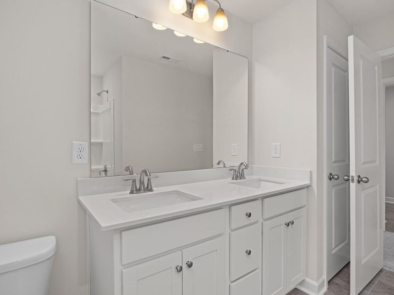 Furnished interior view inside a new home in Springvale, Fuquay Varina (Image 9).