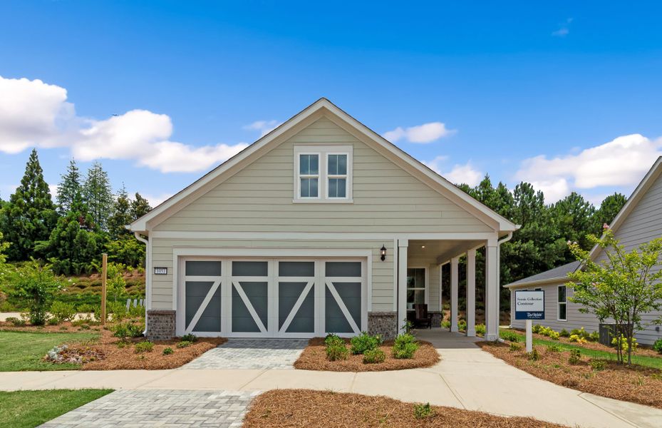 Representative exterior photo of a completed home built from the Contour by Del Webb in Del Webb at Lake Oconee, Greensboro, GA (Image 4).