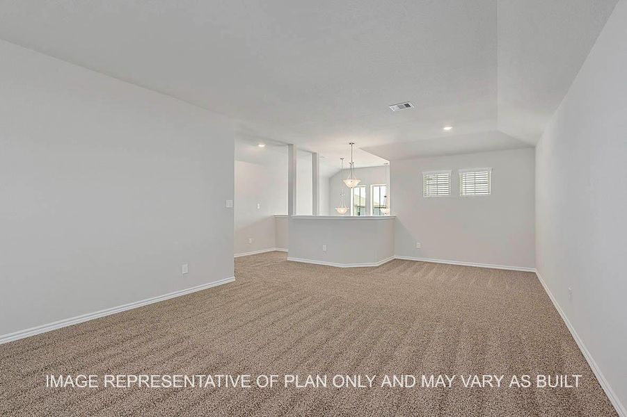 Representative unfurnished interior of a home built from the Sonoma by D.R. Horton in Southern Pointe, College Station (Image 19). Representative unfurnished interior of a home built from the Sonoma by D.R. Horton in Southern Pointe, College Station (Image 19).