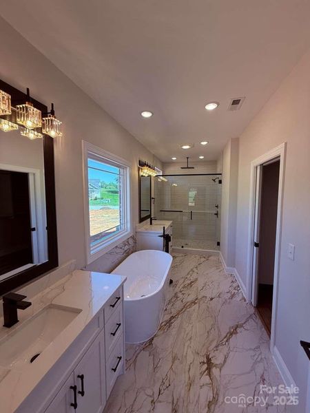 Furnished interior view inside a new home in , Conover (Image 12).