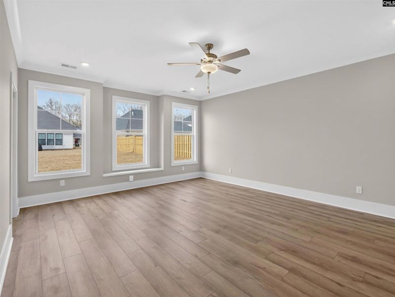 Spacious, unfurnished interior of a new home in Collins Cove, Chapin (Image 38).