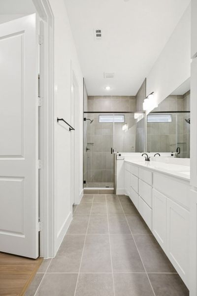 Furnished interior view inside a new home in Newman Village Townhomes, Frisco (Image 12).