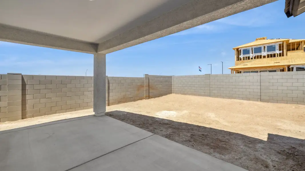 Exterior details and patio area of a home in Apache Farms, Buckeye (Image 2).