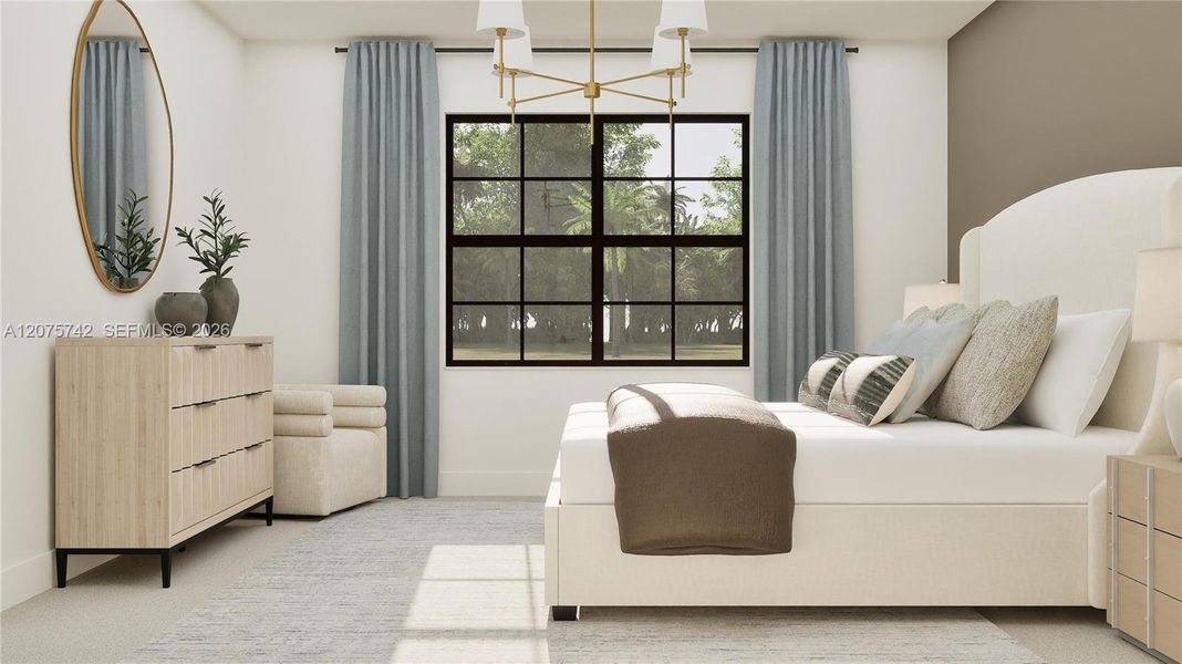 Furnished interior view inside a new home in Sunstone, Homestead (Image 24).