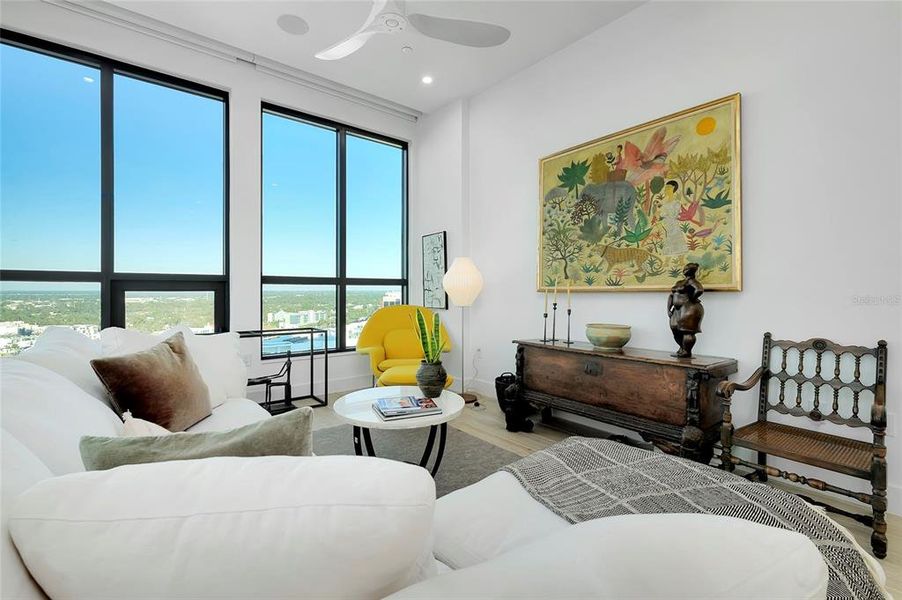 Furnished interior view inside a new home in , Sarasota (Image 32).