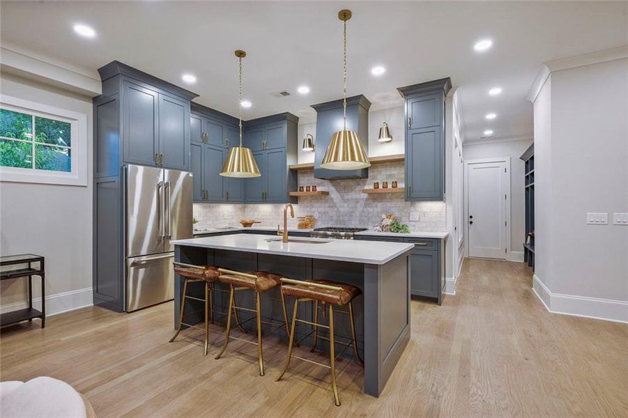Furnished interior view inside a new home in , Atlanta (Image 30).