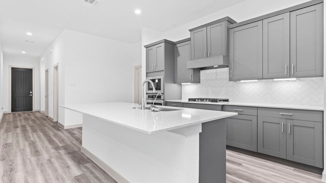 Furnished interior view inside a new home in Alexander, Pearland (Image 2). Furnished interior view inside a new home in Alexander, Pearland (Image 2).