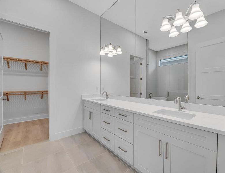 Furnished interior view inside a new home in Esprit at Avenir, Palm Beach Gardens (Image 8). Furnished interior view inside a new home in Esprit at Avenir, Palm Beach Gardens (Image 8).