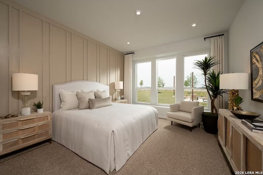 Furnished interior view inside a new home in The Parklands, Schertz (Image 8).