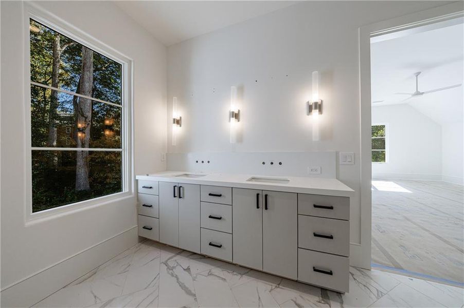 Furnished interior view inside a new home in , Atlanta (Image 11). Furnished interior view inside a new home in , Atlanta (Image 11).