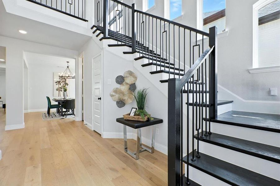 Furnished interior view inside a new home in , Lewisville (Image 6). Furnished interior view inside a new home in , Lewisville (Image 6).