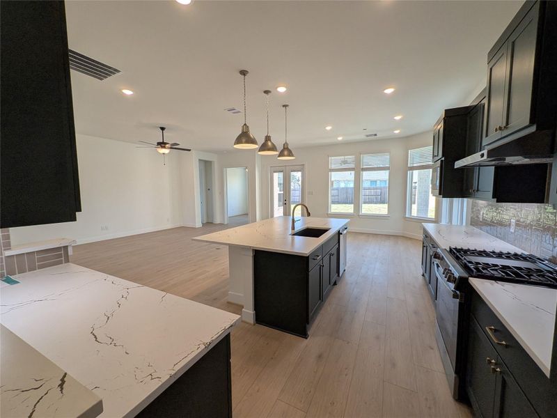 Furnished interior view inside a new home in Artavia, Conroe (Image 6).