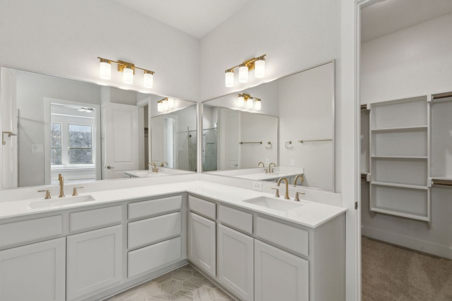 Furnished interior view inside a new home in Painted Tree Lakeside, McKinney (Image 9).
