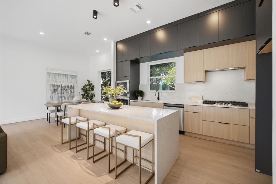 Furnished interior view inside a new home in , Houston (Image 12).