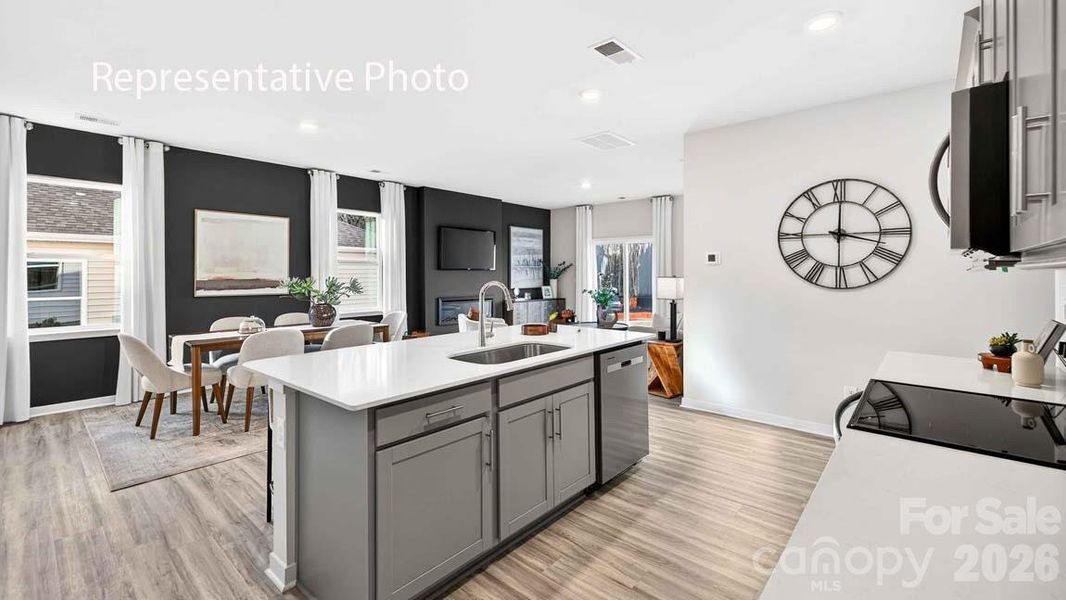 Furnished interior view inside a new home in Fergus Crossing, York (Image 5). Furnished interior view inside a new home in Fergus Crossing, York (Image 5).