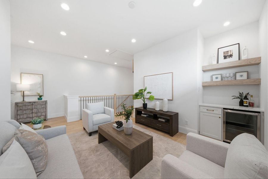 Furnished interior view inside a new home in , Houston (Image 25).