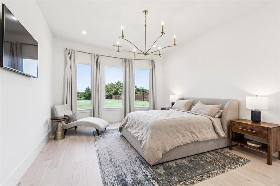 Furnished interior view inside a new home in , Midlothian (Image 9).