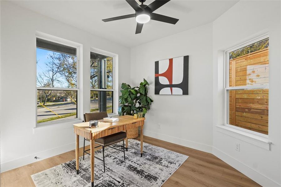 Furnished interior view inside a new home in , Dallas (Image 14).