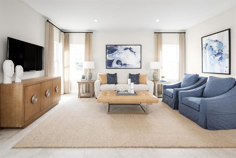 Furnished interior view inside a new home in Cypress Ridge Ranch, Wimauma (Image 8).