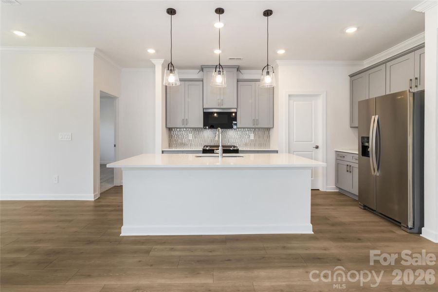 Furnished interior view inside a new home in , York (Image 10).