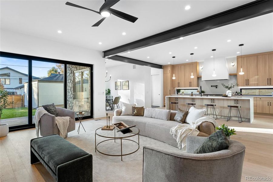 Furnished interior view inside a new home in , Denver (Image 21).