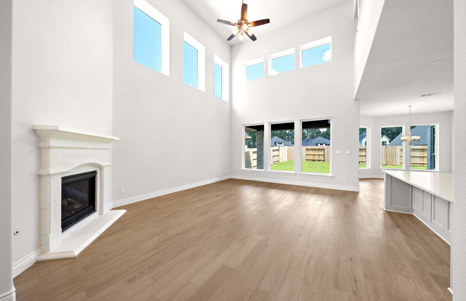 Representative unfurnished interior of a home built from the 3799AU by Ravenna Homes in Audubon 60′, Magnolia (Image 24).