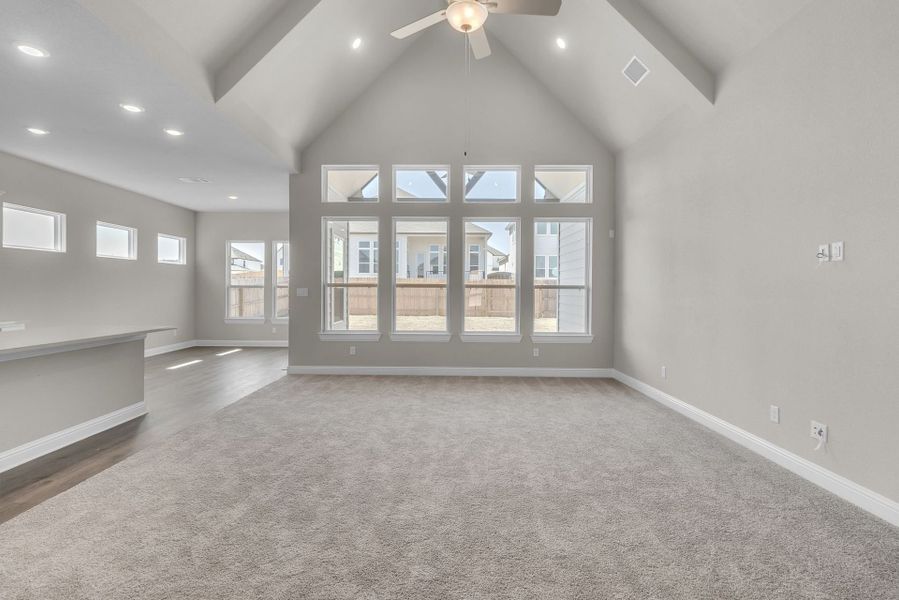 Representative unfurnished interior of a home built from the Harrison by GFO Home in Santa Rita Ranch, Liberty Hill (Image 54). Representative unfurnished interior of a home built from the Harrison by GFO Home in Santa Rita Ranch, Liberty Hill (Image 54).