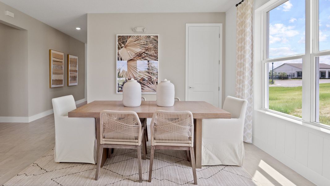 Representative furnished interior of a home built from the Sweetgum by DRB Homes in Trailside, Mount Dora (Image 19).
